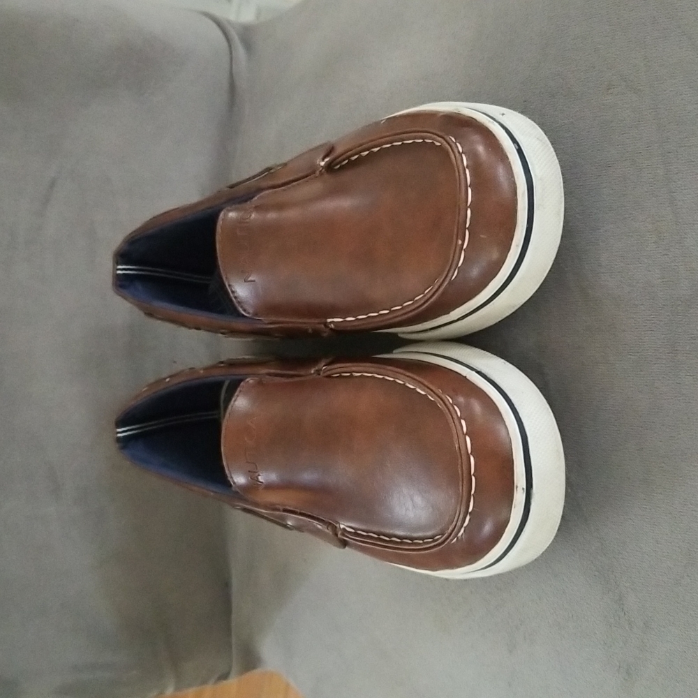 Boys Nautica Loafer - Leather SlipOn Boat Shoes